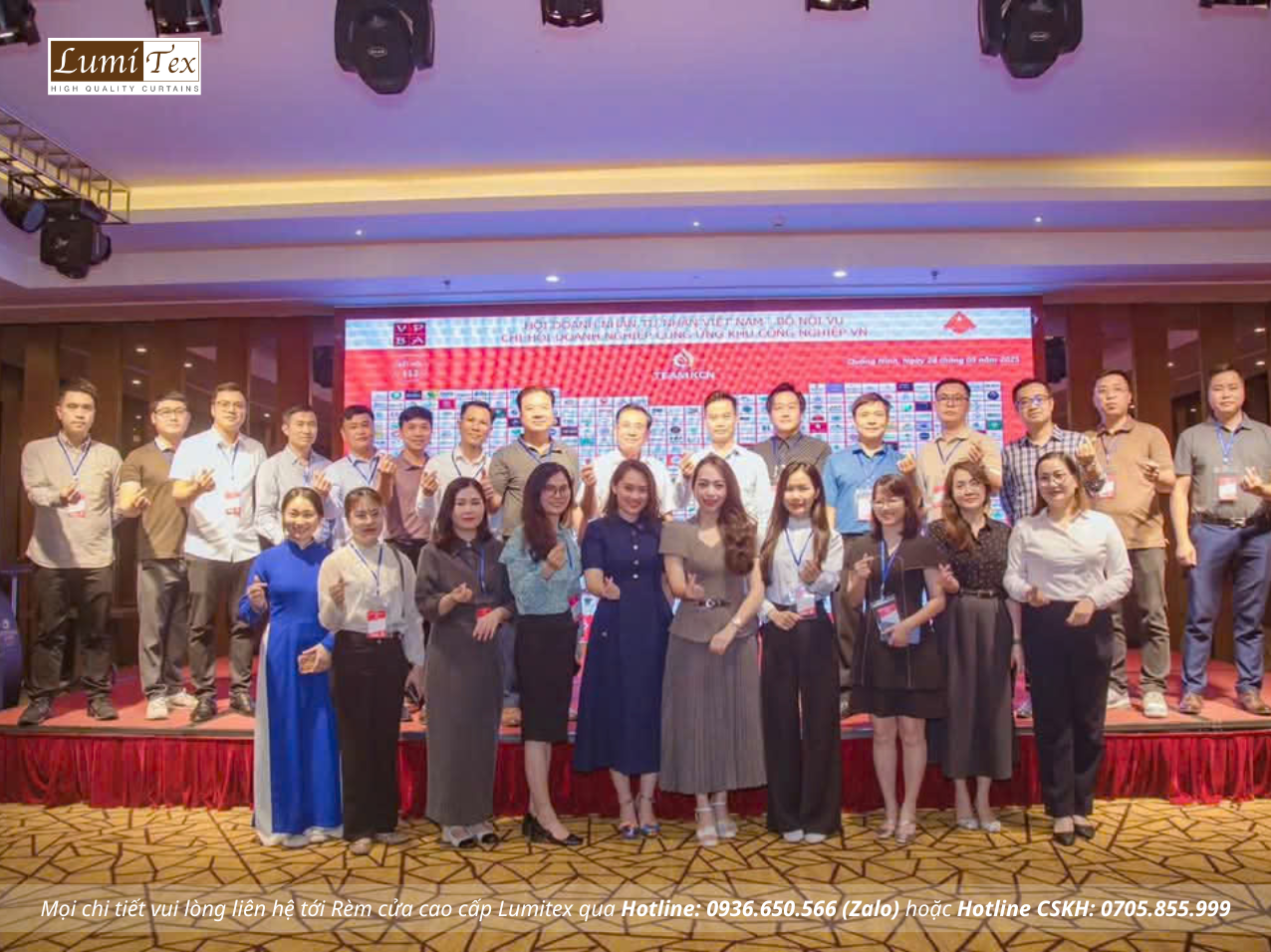 Rèm Lumitex tham dự sự kiện TEAM KCN 112 tại Quảng Ninh