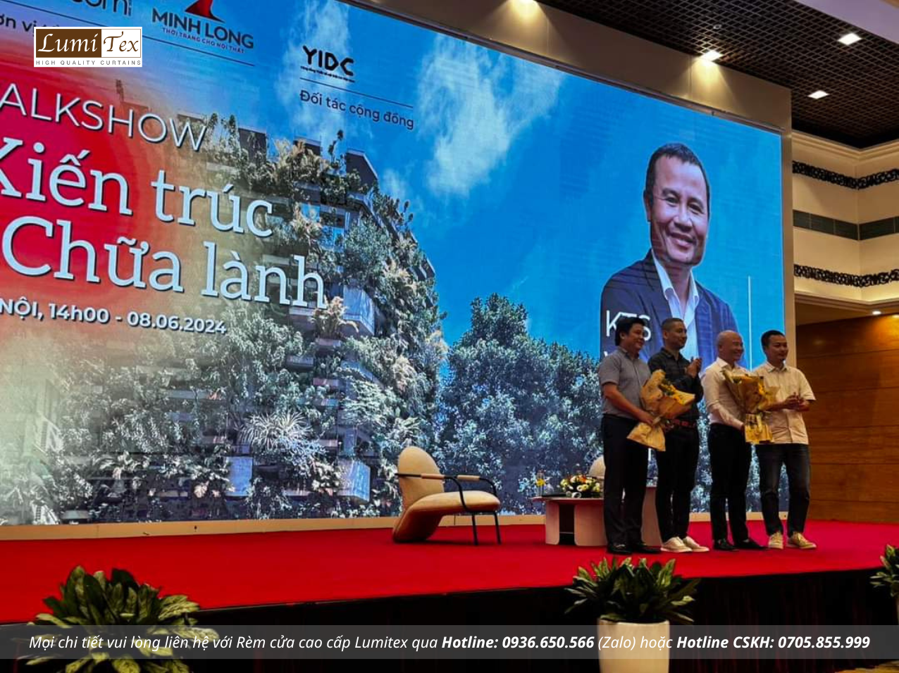 Rèm Lumitex tham dự Talkshow "Kiến Trúc & Chữa Lành" - diễn giả KTS Võ Trọng Nghĩa