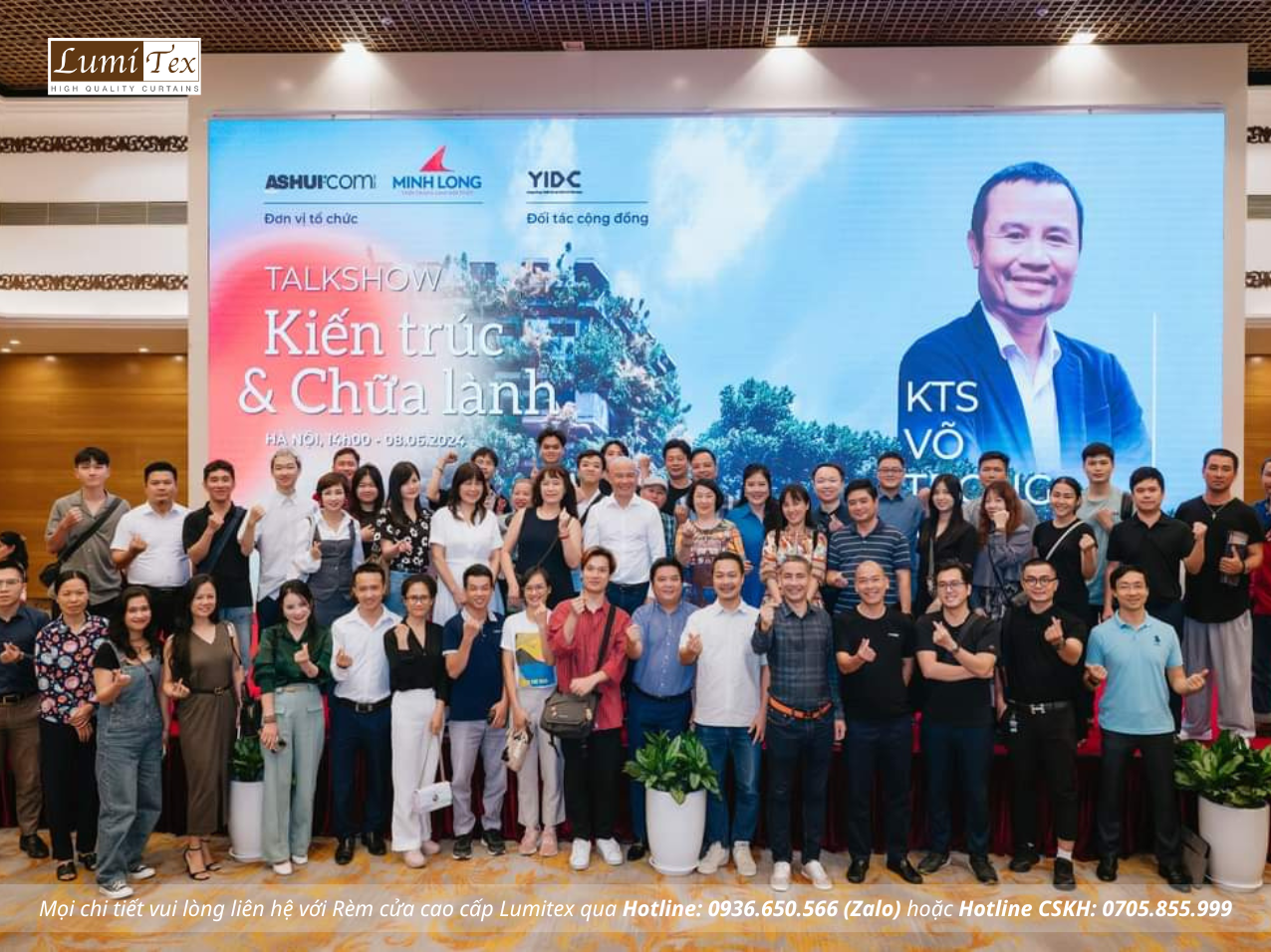 Rèm Lumitex tham dự Talkshow "Kiến Trúc & Chữa Lành" - diễn giả KTS Võ Trọng Nghĩa