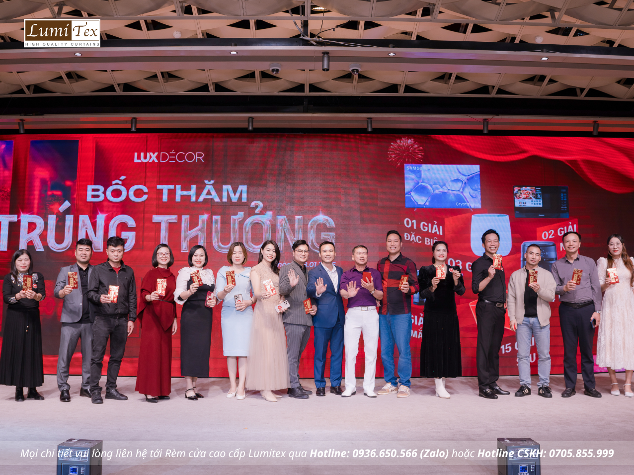Rèm Lumitex tham dự sự kiện Tiệc Tất niên Lux Decor Rèm Lumitex tham dự sự kiện Tiệc Tất niên Lux Decor
