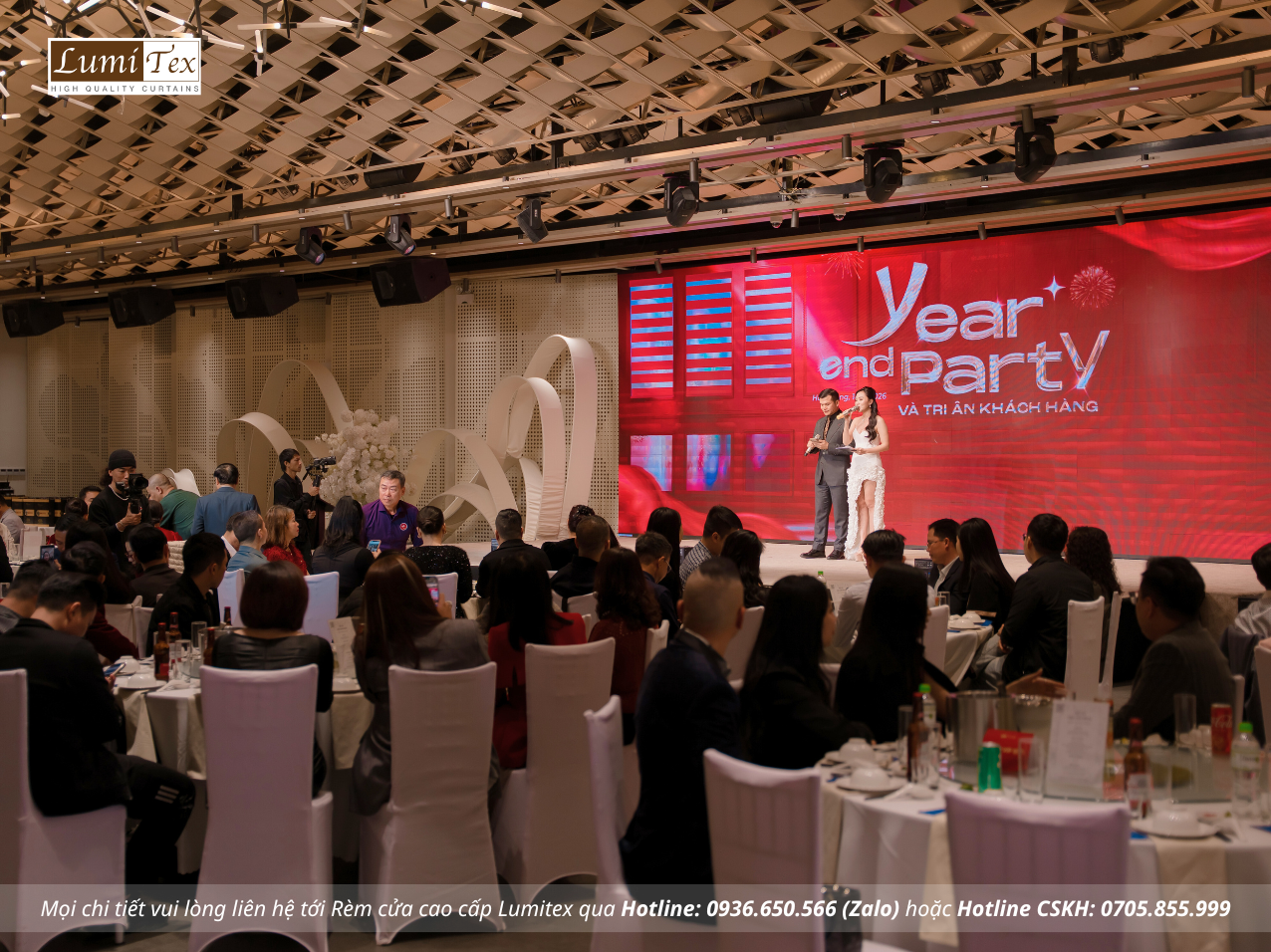Rèm Lumitex tham dự sự kiện Tiệc Tất niên Lux Decor Rèm Lumitex tham dự sự kiện Tiệc Tất niên Lux Decor