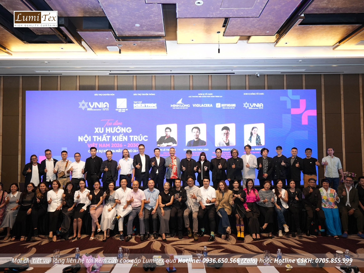 Rèm Lumitex tham dự Tọa đàm “Xu hướng Nội thất – Kiến trúc Việt Nam 2026–2030” và ra mắt ấn phẩm Trend 26+
