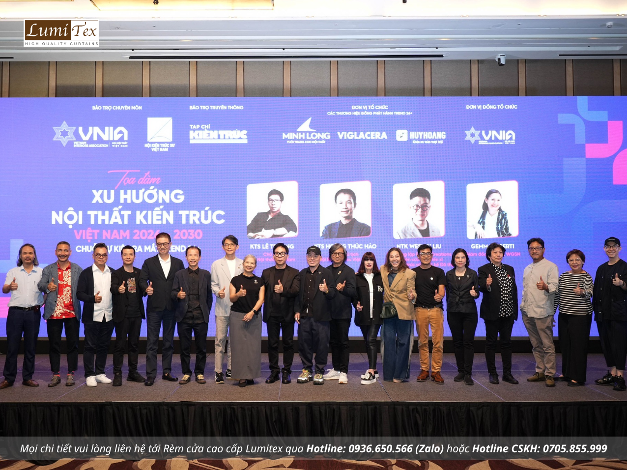 Rèm Lumitex tham dự Tọa đàm “Xu hướng Nội thất – Kiến trúc Việt Nam 2026–2030” và ra mắt ấn phẩm Trend 26+