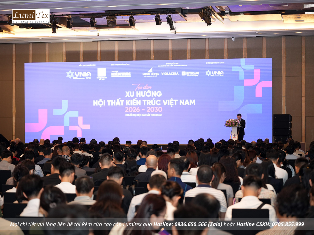 Rèm Lumitex tham dự Tọa đàm “Xu hướng Nội thất – Kiến trúc Việt Nam 2026–2030” và ra mắt ấn phẩm Trend 26+