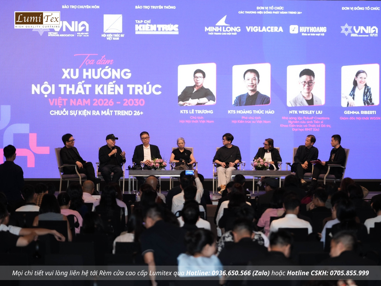 Rèm Lumitex tham dự Tọa đàm “Xu hướng Nội thất – Kiến trúc Việt Nam 2026–2030” và ra mắt ấn phẩm Trend 26+