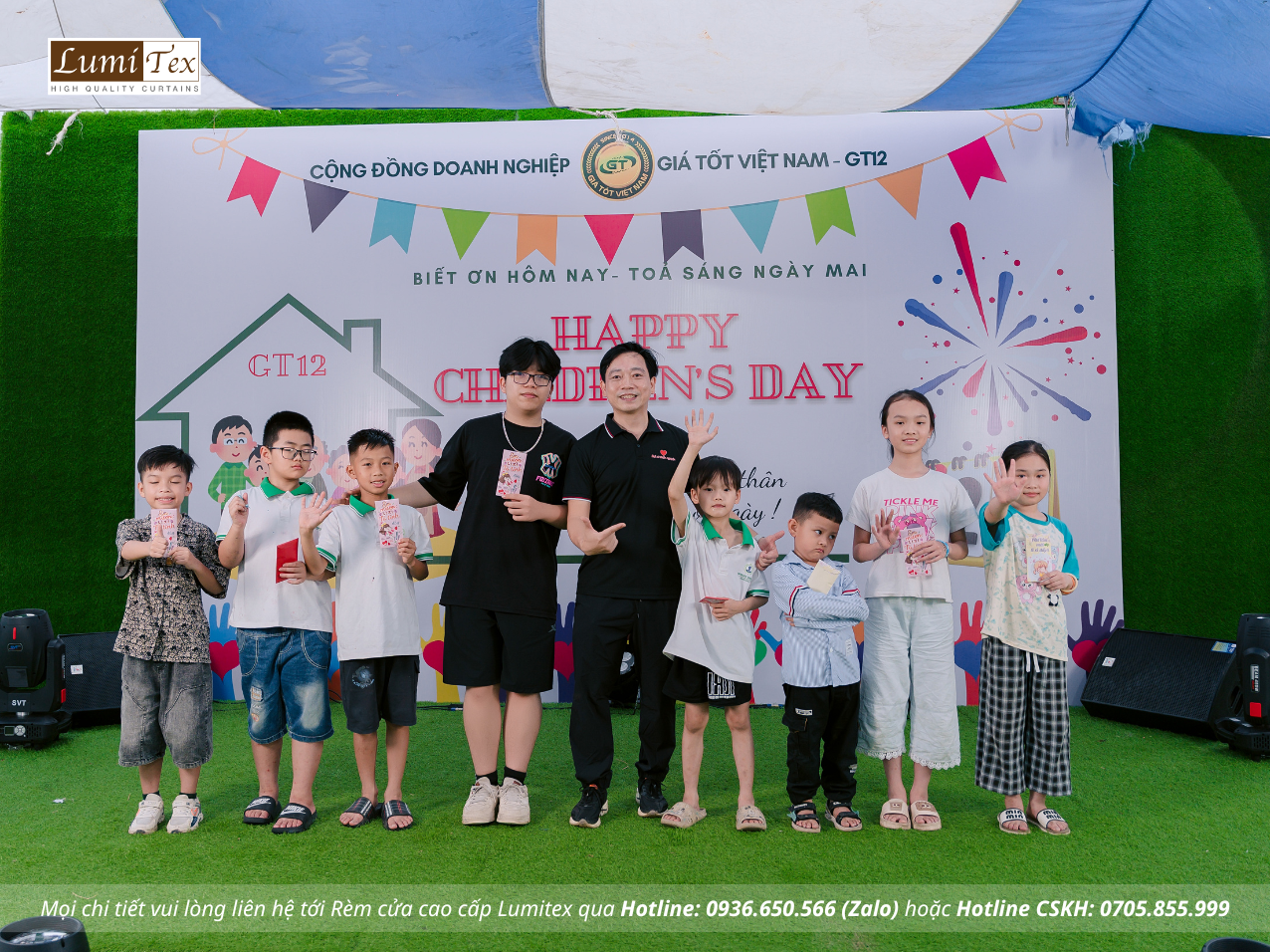 Rèm Lumitex tham gia ngày hội Family Day cùng Cộng đồng Doanh nghiệp Giá Tốt