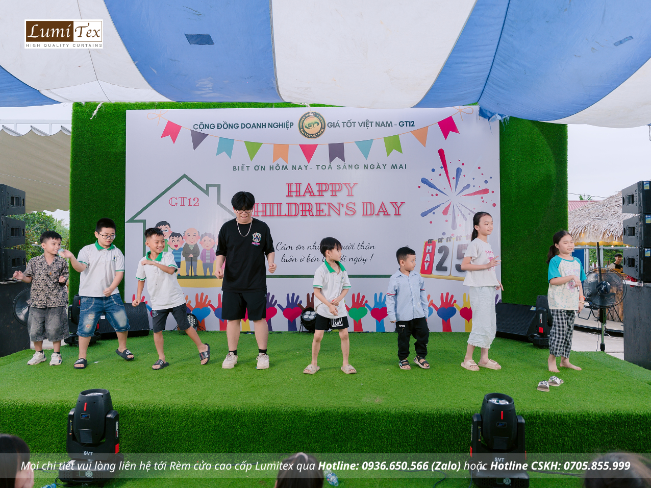Rèm Lumitex tham gia ngày hội Family Day cùng Cộng đồng Doanh nghiệp Giá Tốt