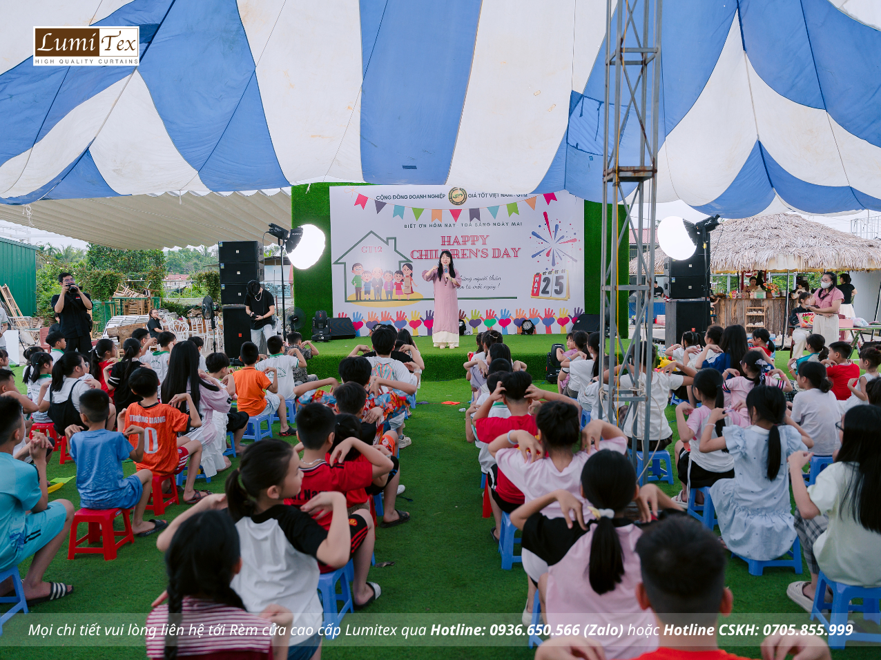Rèm Lumitex tham gia ngày hội Family Day cùng Cộng đồng Doanh nghiệp Giá Tốt