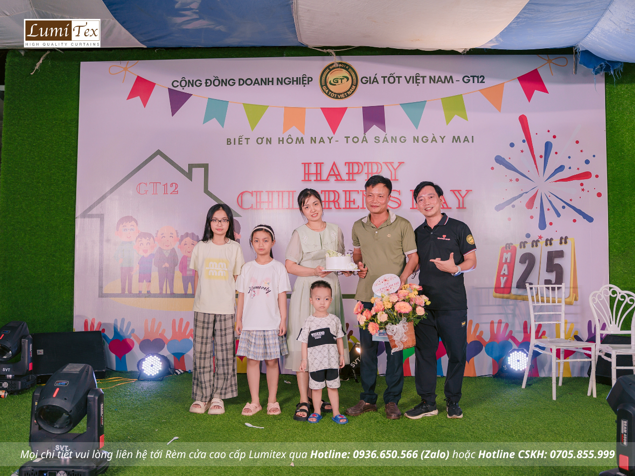 Rèm Lumitex tham gia ngày hội Family Day cùng Cộng đồng Doanh nghiệp Giá Tốt