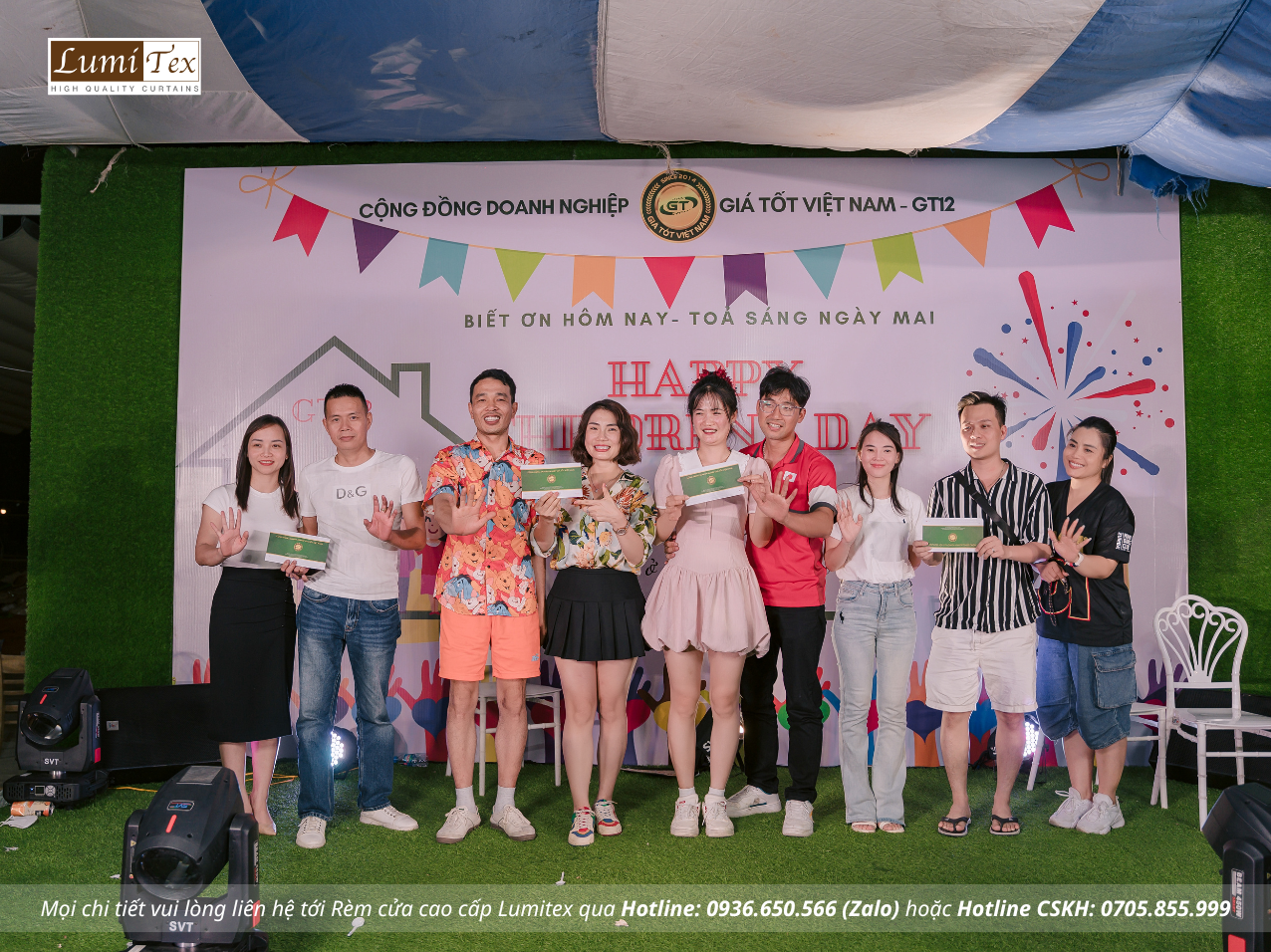 Rèm Lumitex tham gia ngày hội Family Day cùng Cộng đồng Doanh nghiệp Giá Tốt