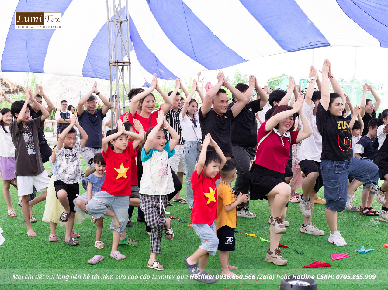 Rèm Lumitex tham gia ngày hội Family Day cùng Cộng đồng Doanh nghiệp Giá Tốt