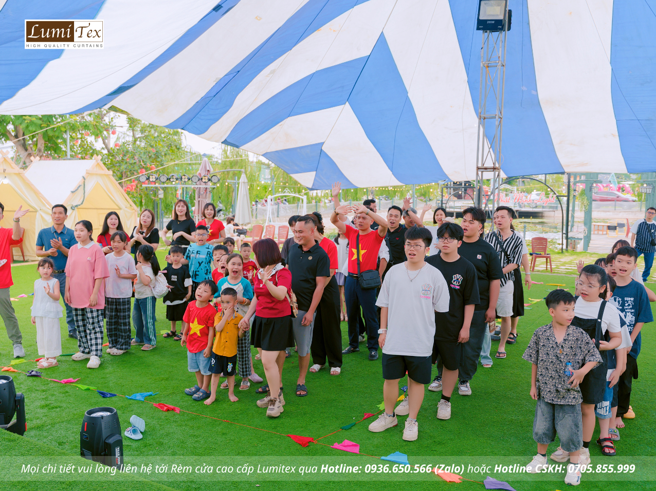 Rèm Lumitex tham gia ngày hội Family Day cùng Cộng đồng Doanh nghiệp Giá Tốt