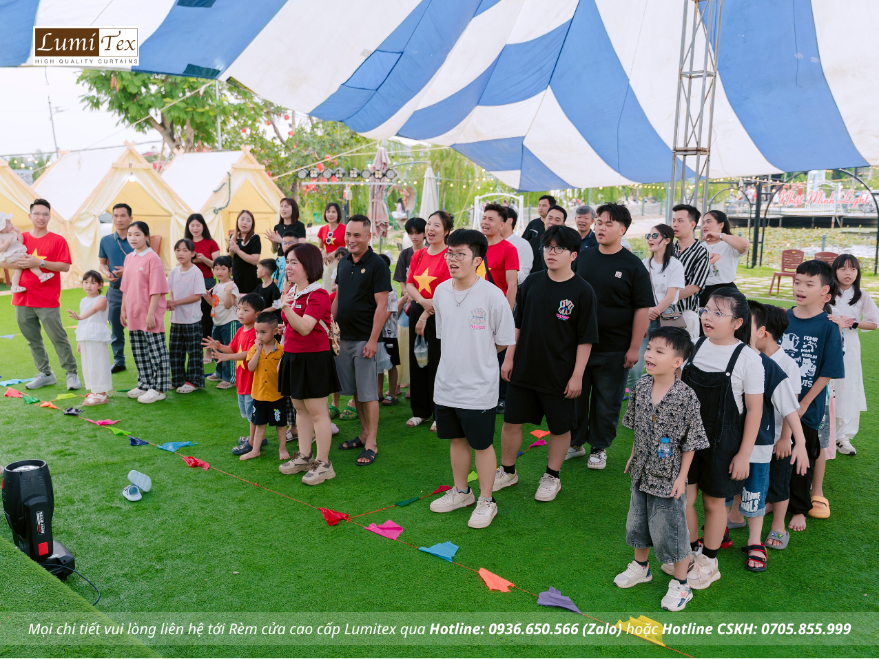 Rèm Lumitex tham gia ngày hội Family Day cùng Cộng đồng Doanh nghiệp Giá Tốt