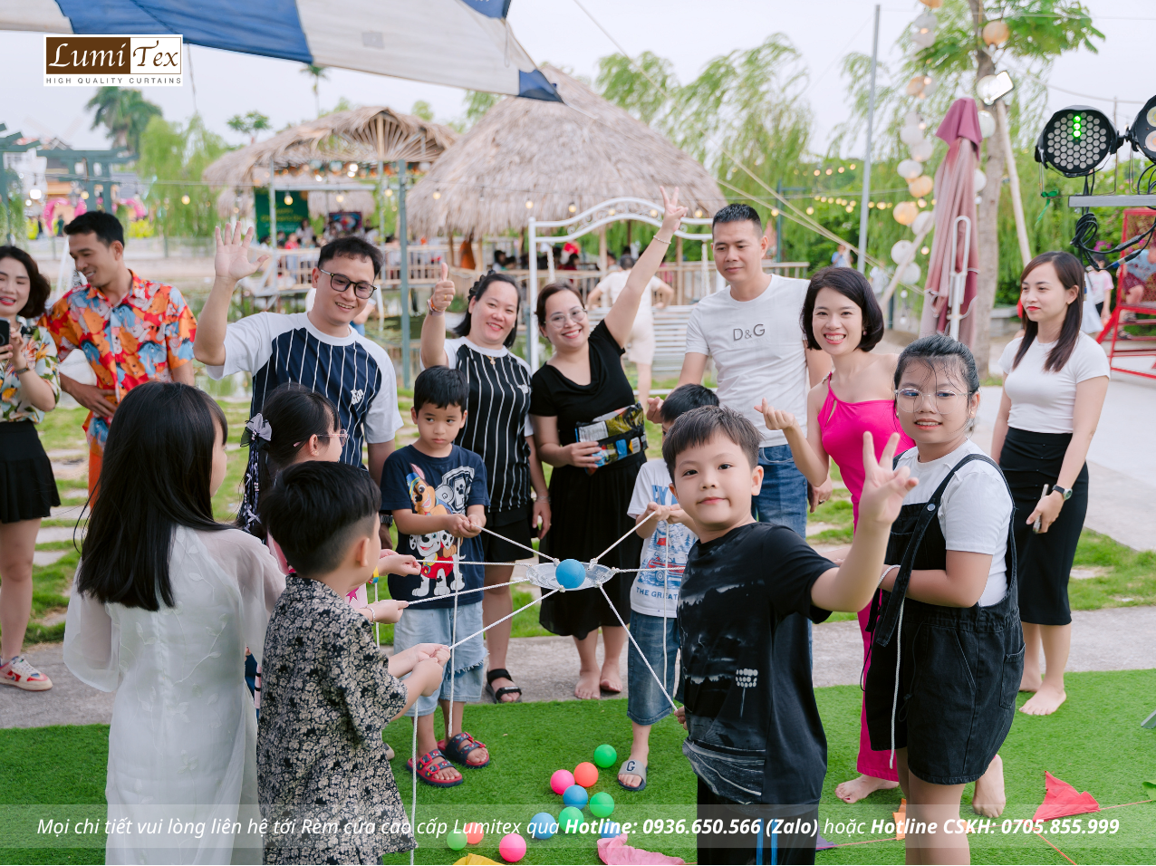 Rèm Lumitex tham gia ngày hội Family Day cùng Cộng đồng Doanh nghiệp Giá Tốt
