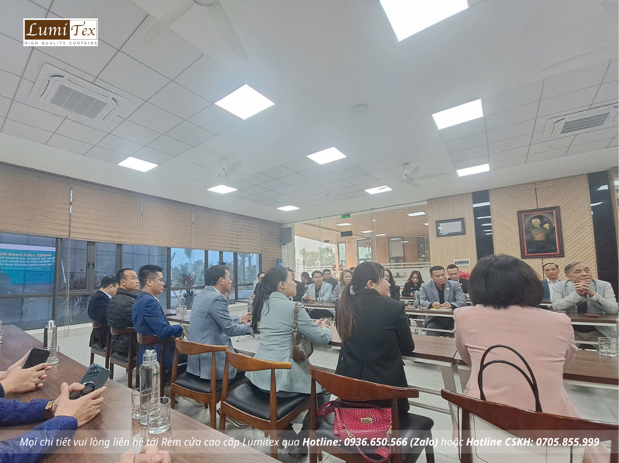 Rèm Lumitex Tham Quan Doanh Nghiệp Thép Việt Nhật và Shinnec Nam Cầu Kiền