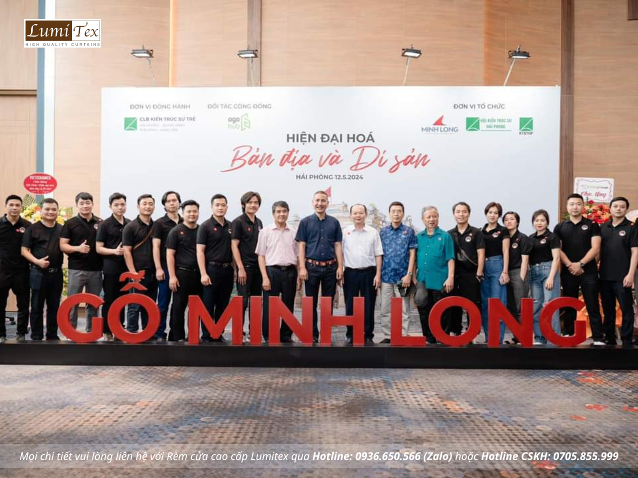 Rèm Lumitex vinh dự tham gia hội thảo Hiện đại hóa bản địa và di sản