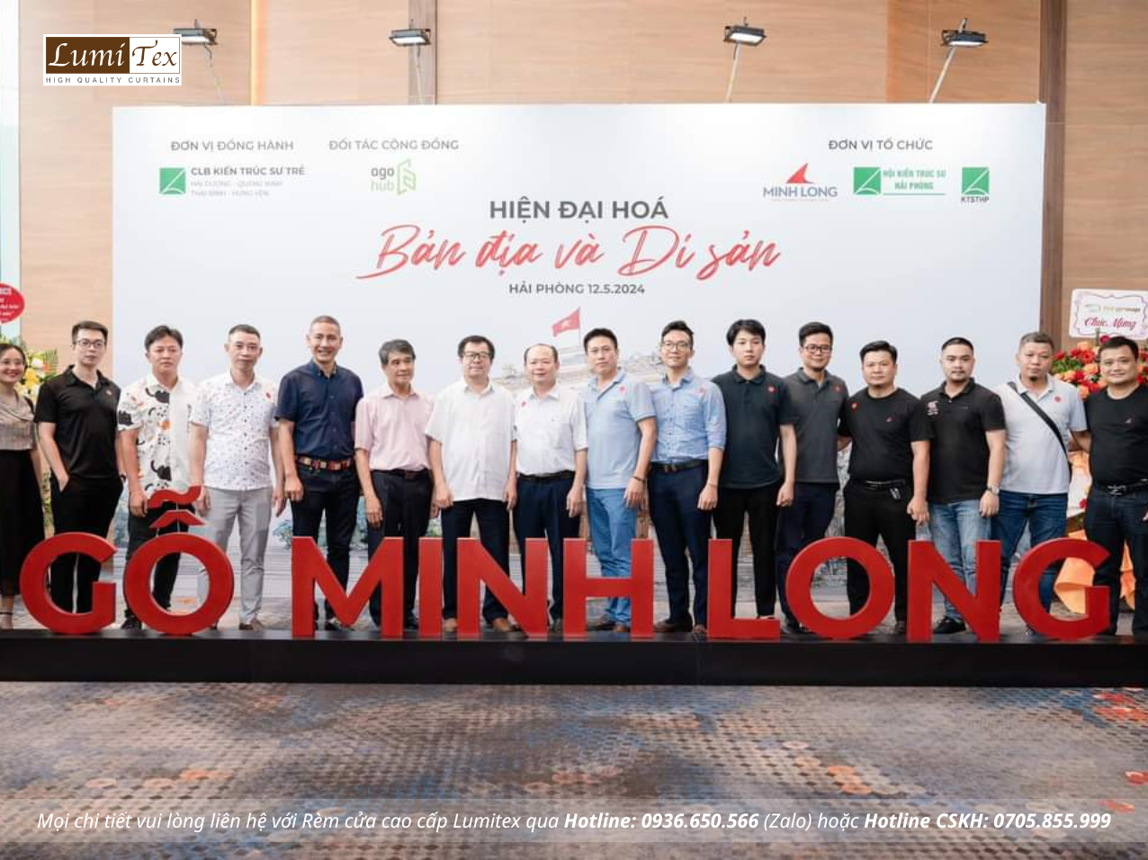 Rèm Lumitex vinh dự tham gia hội thảo Hiện đại hóa bản địa và di sản