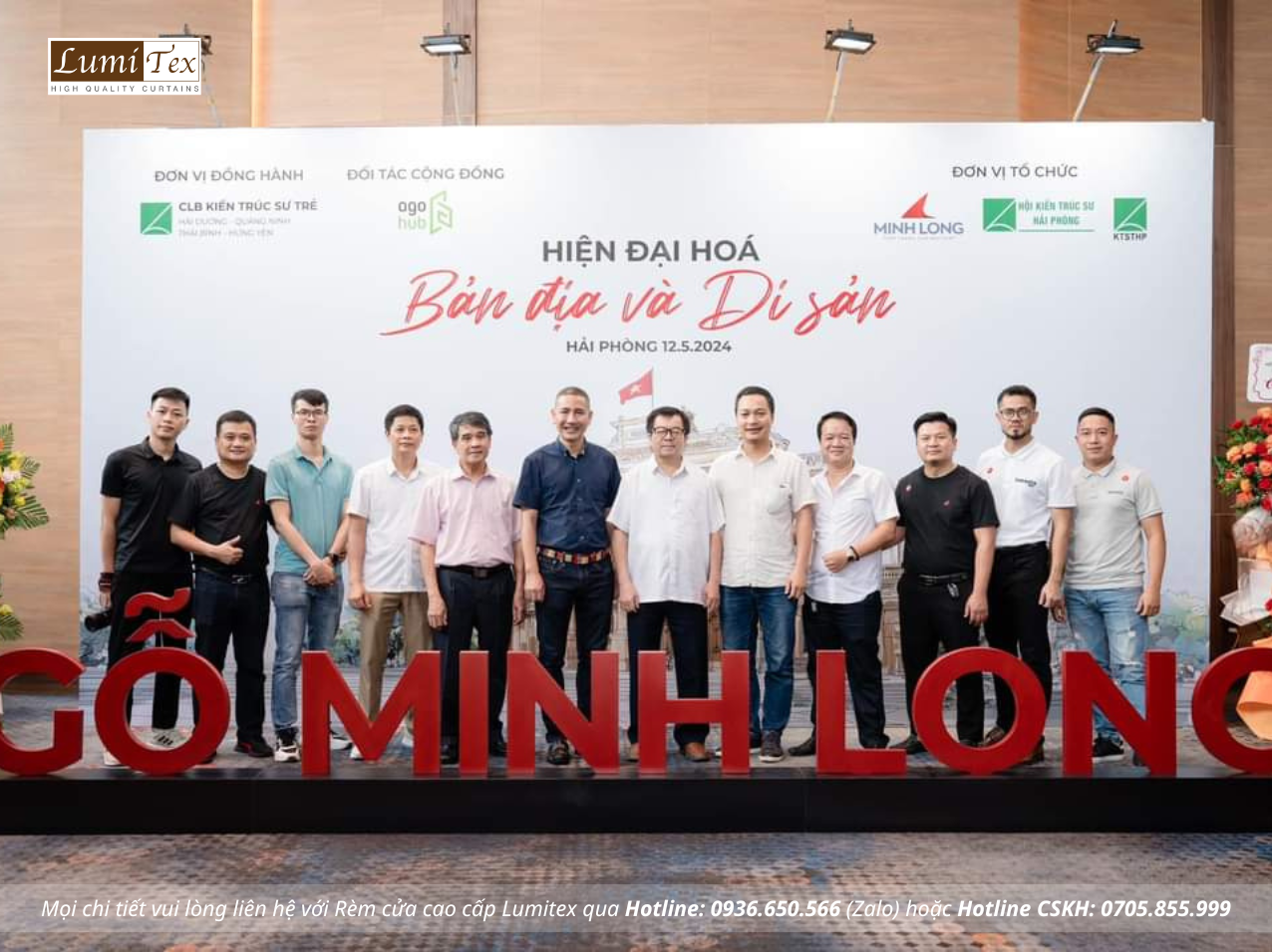 Rèm Lumitex vinh dự tham gia hội thảo Hiện đại hóa bản địa và di sản