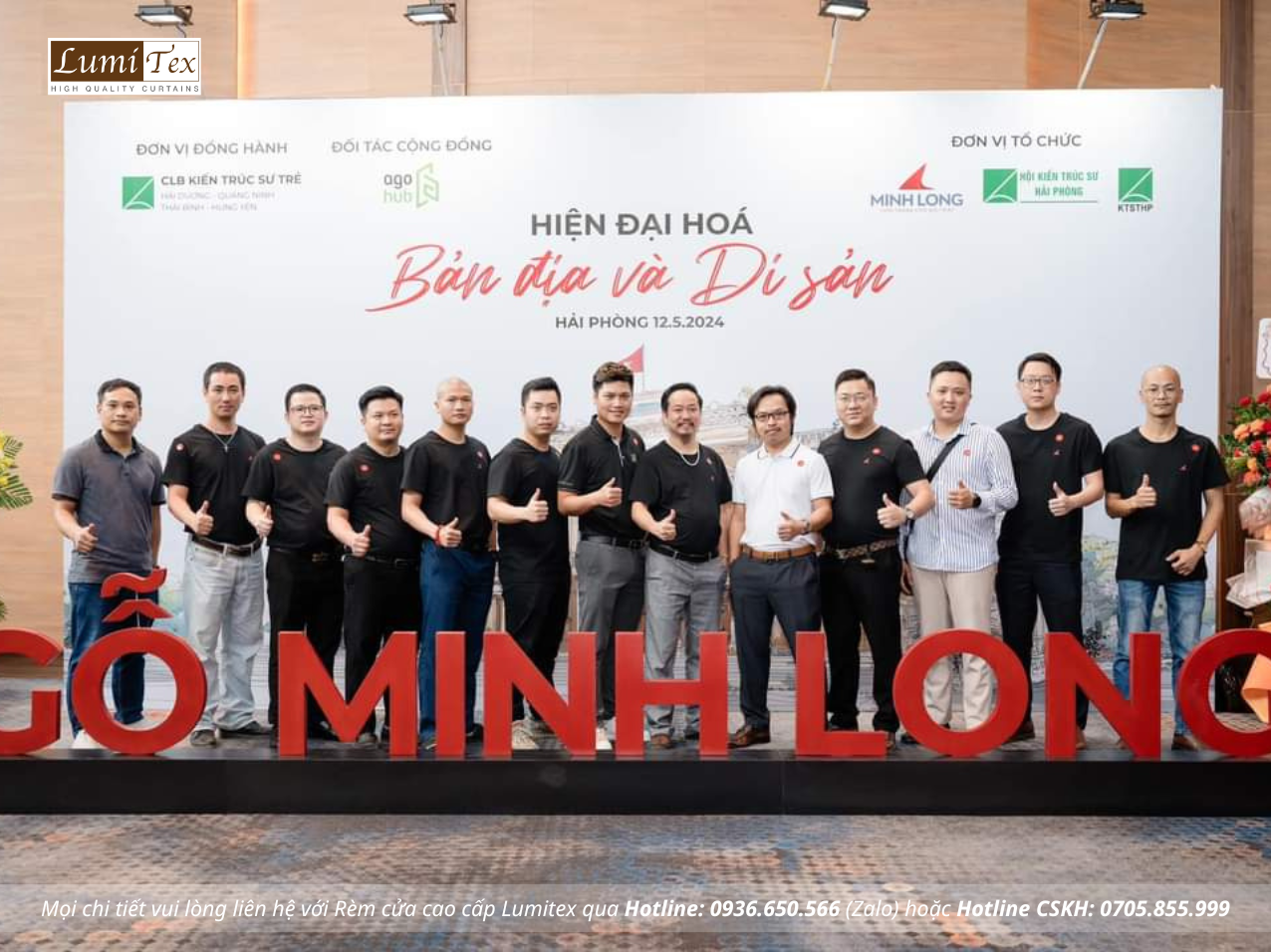 Rèm Lumitex vinh dự tham gia hội thảo Hiện đại hóa bản địa và di sản