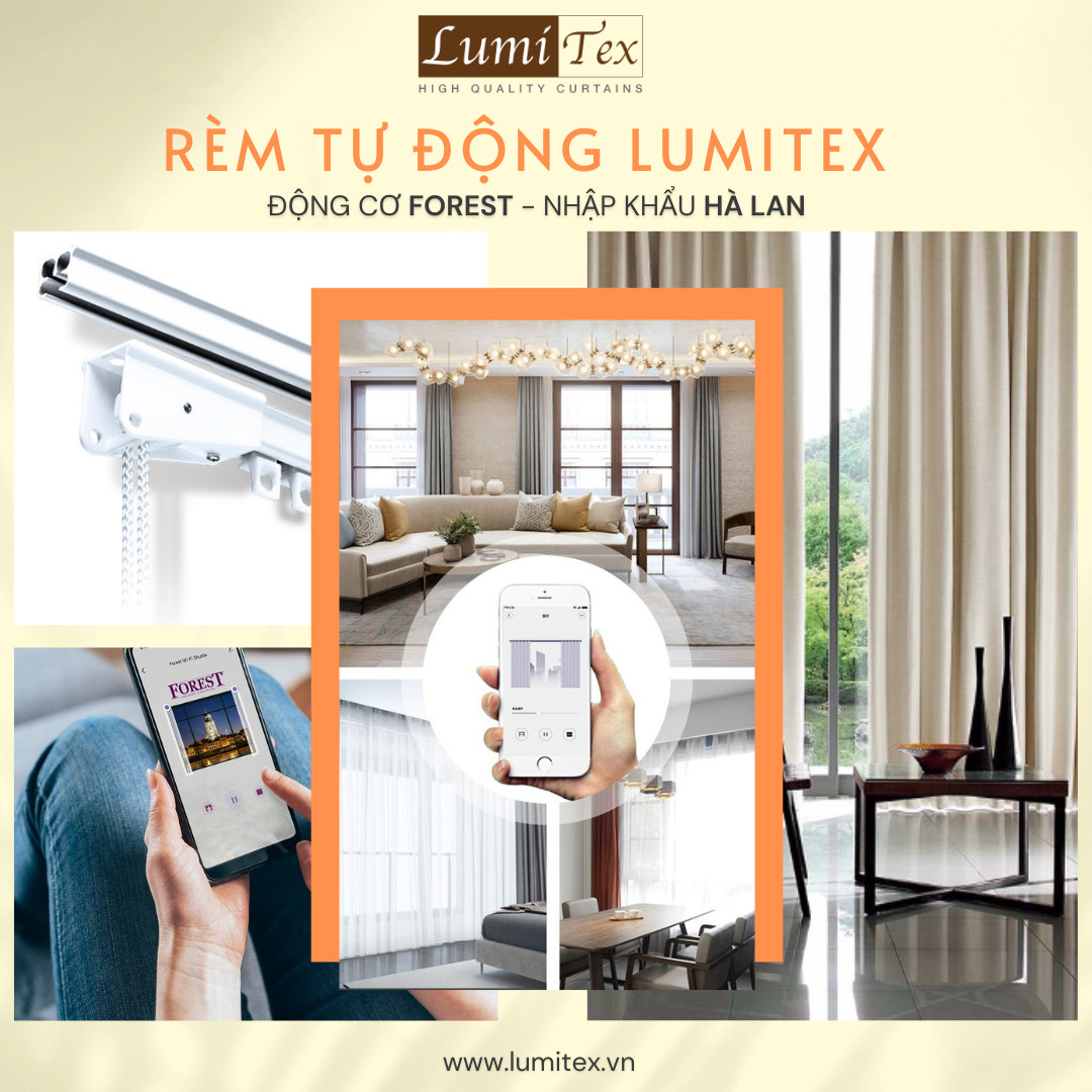 Rèm vải tự động đóng một phần thiết yếu trong việc tạo ra vẻ ngoài hoàn hảo mà bạn hằng mong muốn