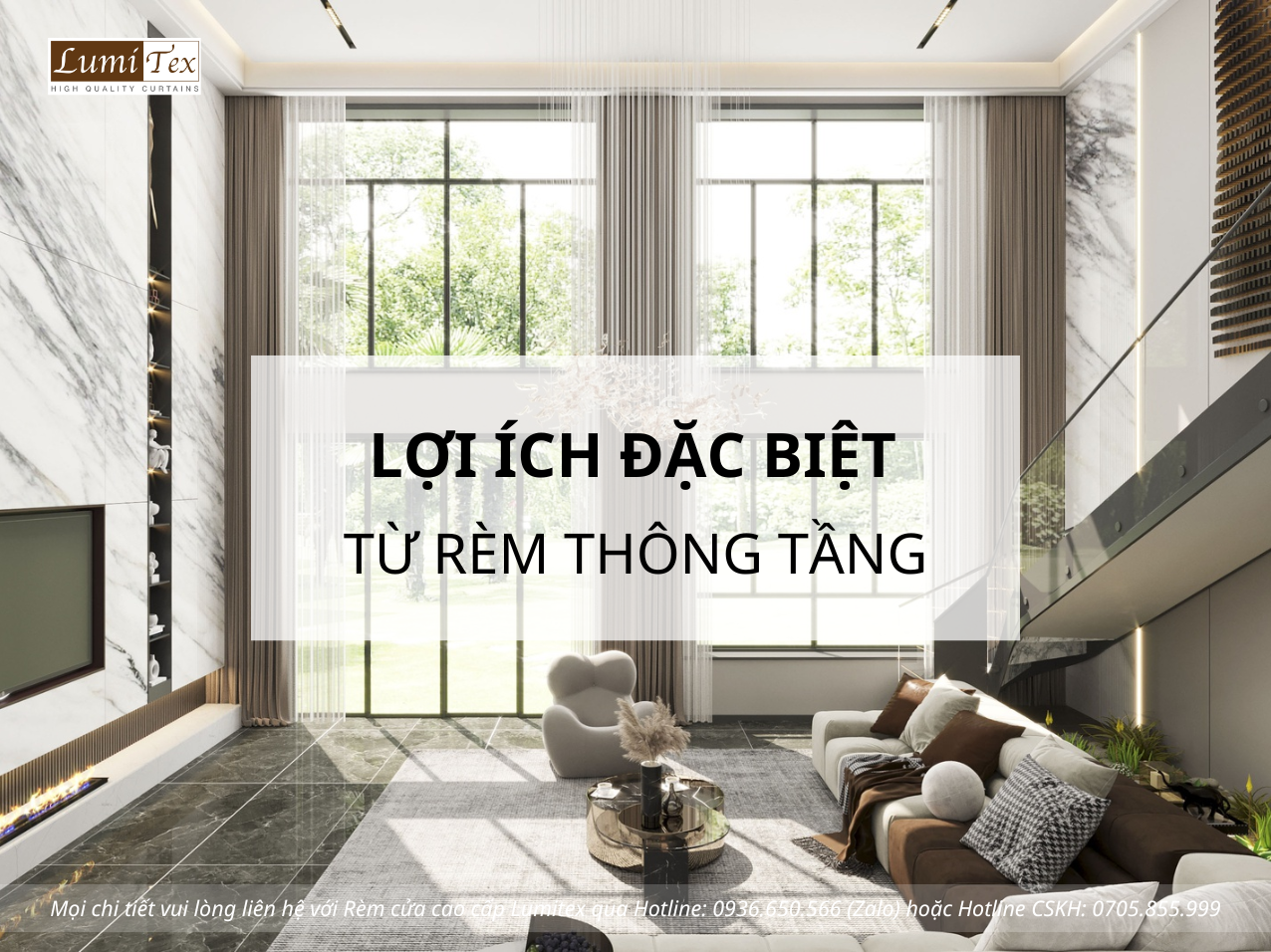 Lợi ích của rèm thông tầng