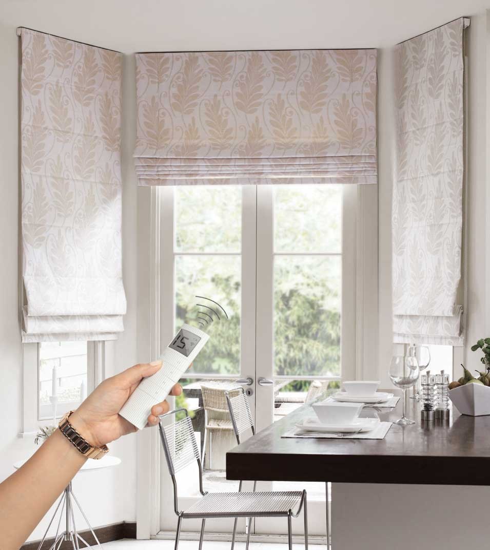 Sang trọng, tiện nghi với rèm cửa tự động Lumitex