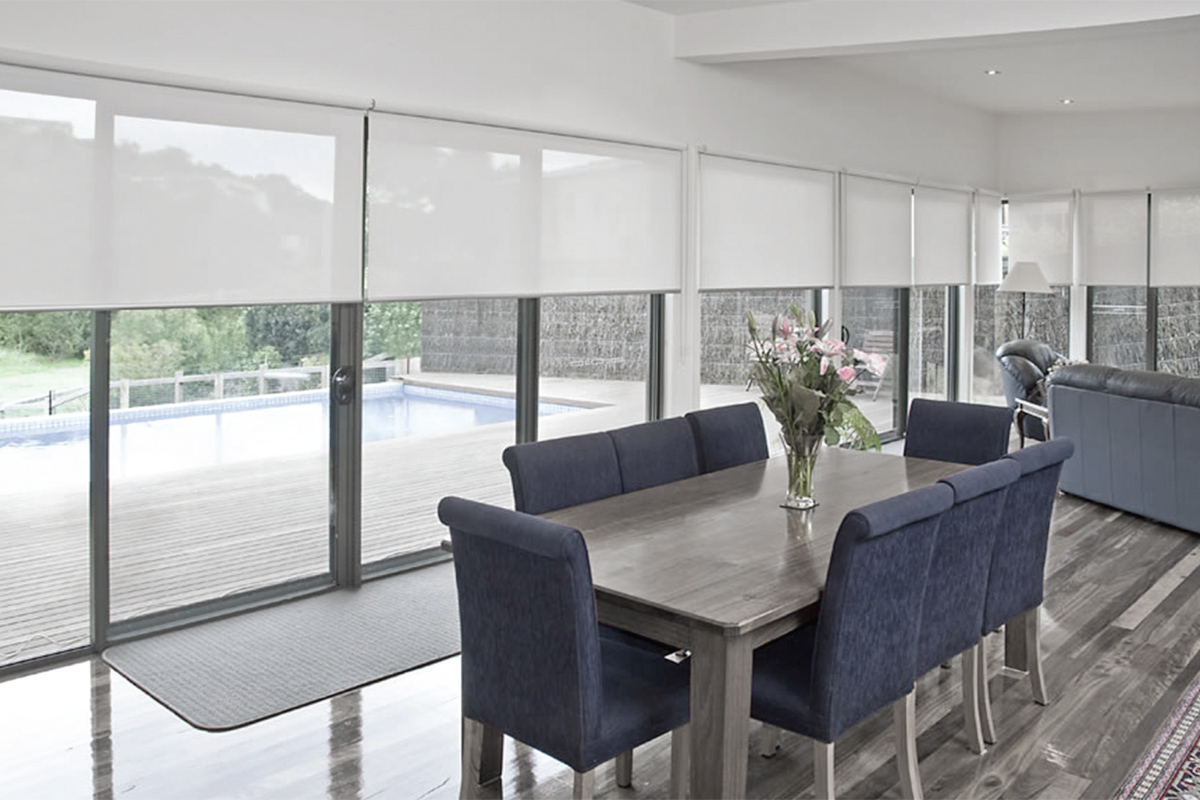 Rèm cuốn Ecoshade với thiết kế linh hoạt cho việc dễ dàng điều chỉnh ánh sáng tự nhiên vào phòng