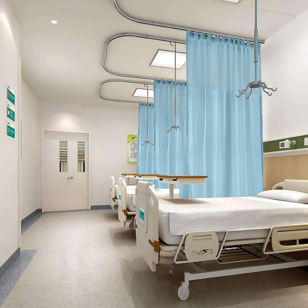 ​Chất liệu để làm rèm y tế yêu cầu có độ bền cao để có thể sử dụng lâu dài trong điều kiện giặt tẩy thường xuyên