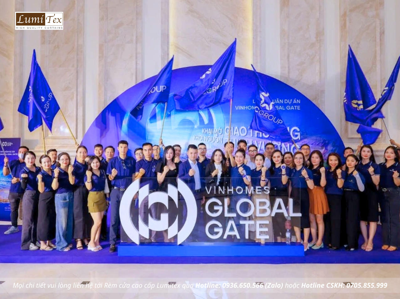 Rèm Lumitex Tham Dự Lễ Ra Mắt Dự Án Vinhomes Global Gate (Cổ Loa) – Thành Phố Thương Mại Quốc Tế Sôi Động Đẳng Cấp Thế Giới