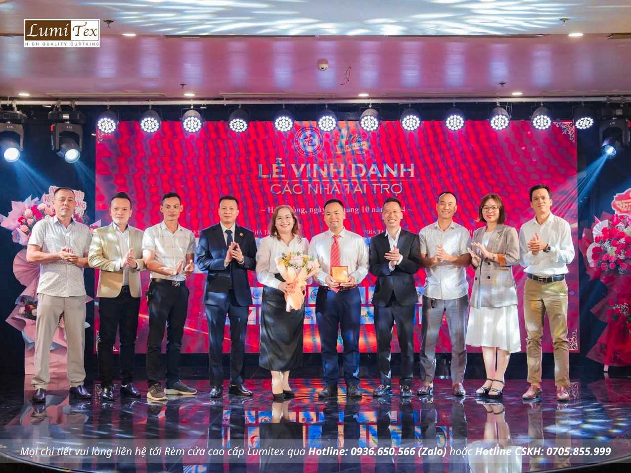 Rèm Lumitex tham dự sự kiện kỷ niệm 2 năm thành lập Câu lạc bộ Doanh nhân họ Phạm Hải Phòng và chào mừng Ngày Doanh nhân Việt Nam 13/10