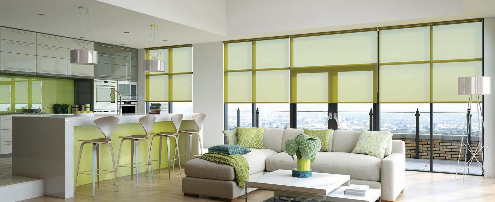 Hiện nay các mẫu rèm cuốn tự động được nhiều đơn vị, gia đình lựa chọn