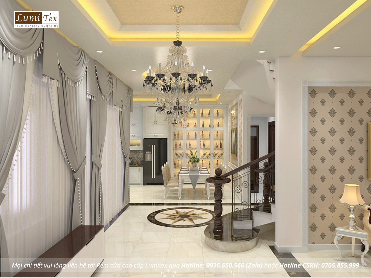 Ưu điểm của rèm vải nhập khẩu từ châu Âu