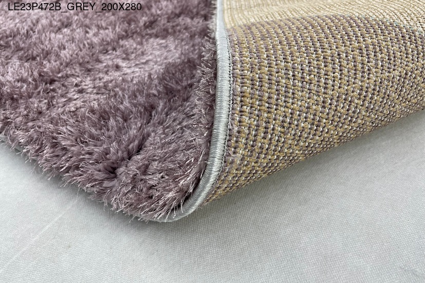 MẪU THẢM LÔNG XÙ LE23P472B_GREY_200X280
