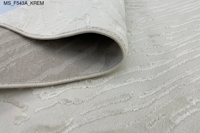 Thảm sợi ngắn MS_F543A_KREM - Thảm Trải Sàn Cao Cấp Thổ Nhĩ Kỳ