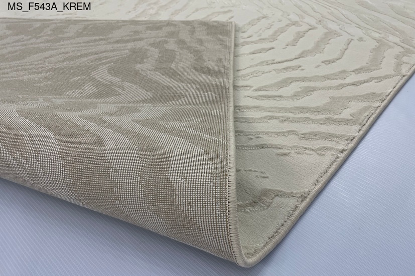 Thảm sợi ngắn MS_F543A_KREM - Thảm Trải Sàn Cao Cấp Thổ Nhĩ Kỳ