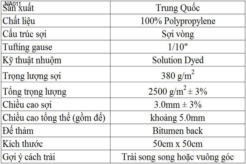 MẪU THẢM SỢI NGẮN NHẬP KHẨU TRUNG QUỐC NA011