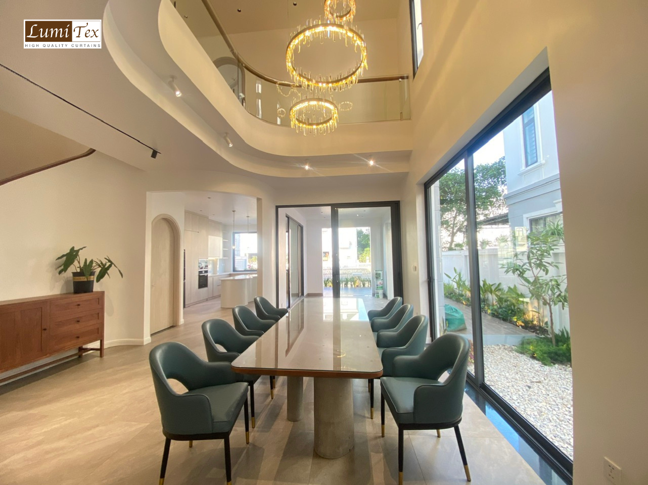 Rèm vải Depo xuất xứ Nhật Bản tại Lumitex có tính thẩm mỹ cao, phù hợp cho mọi không gian sống