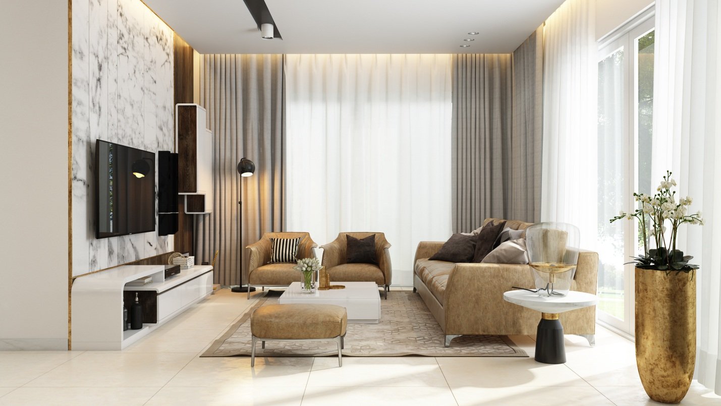 Rèm cửa Lumitex mang phong cách hiện đại đơn giản, màu sắc nhẹ nhàng có thể được lắp đặt ở bất cứ không gian nào