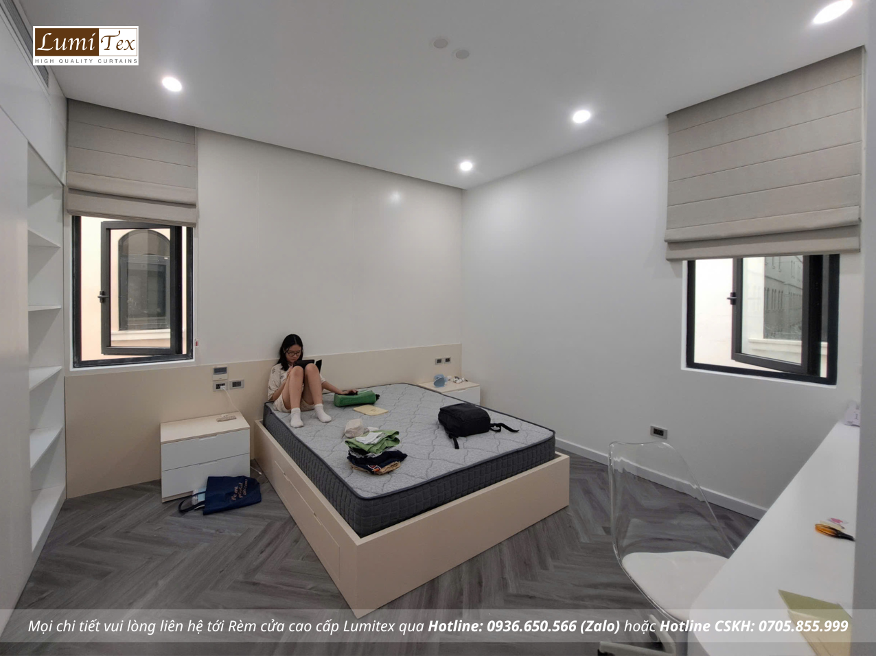 Rèm cuốn Hàn Quốc – Thiết kế tối giản và tiện lợi