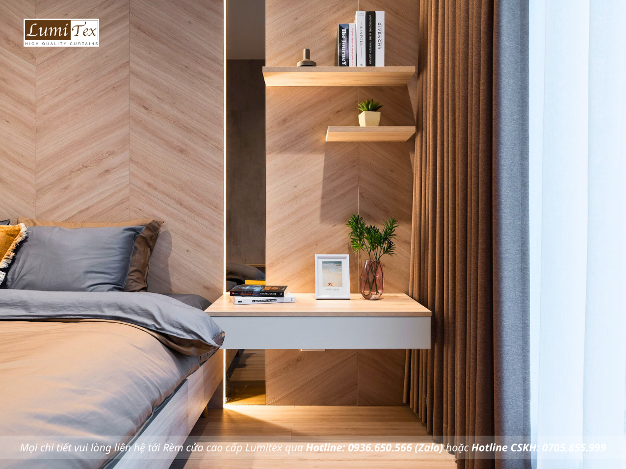 Thi công rèm cao cấp cho Villa – Showroom Gỗ An Cường, Cầu Giấy, Hà Nội