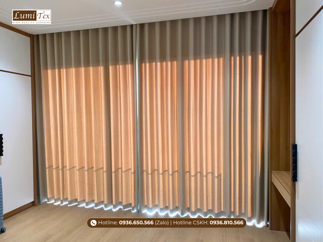 Thi công rèm cao cấp tại Myabi Vinhomes Vũ Yên Hải Phòng