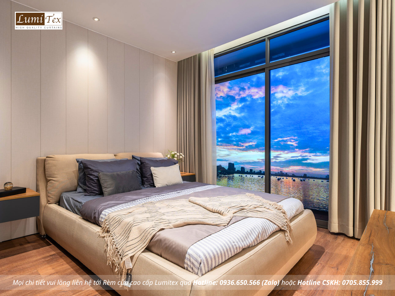 Thi công rèm cao cấp Showroom Gỗ An Cường tại chi nhánh Hoàn Kiếm, Hà Nội