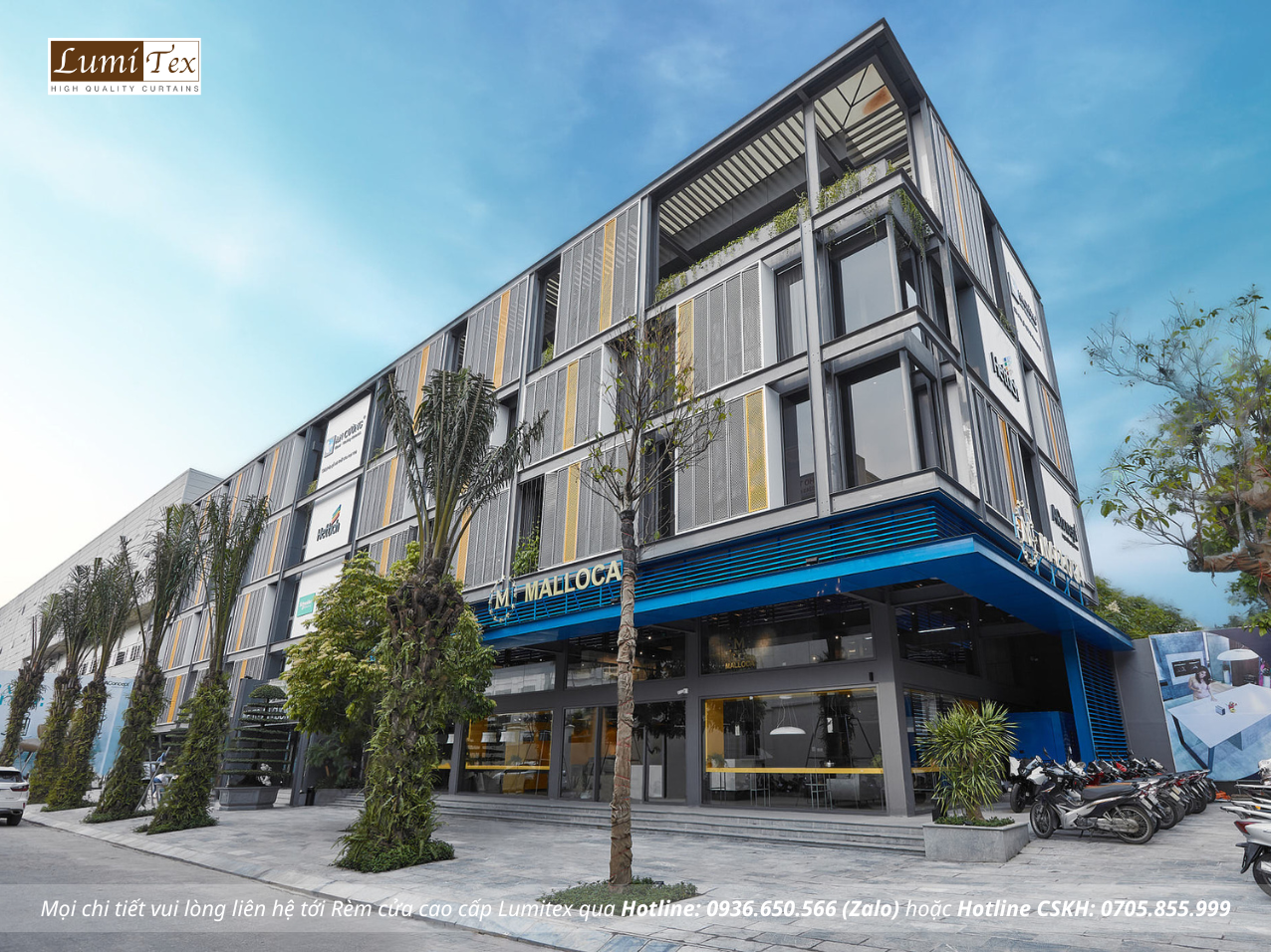 Thi công rèm cao cấp Showroom Gỗ An Cường tại chi nhánh Hoàn Kiếm, Hà Nội