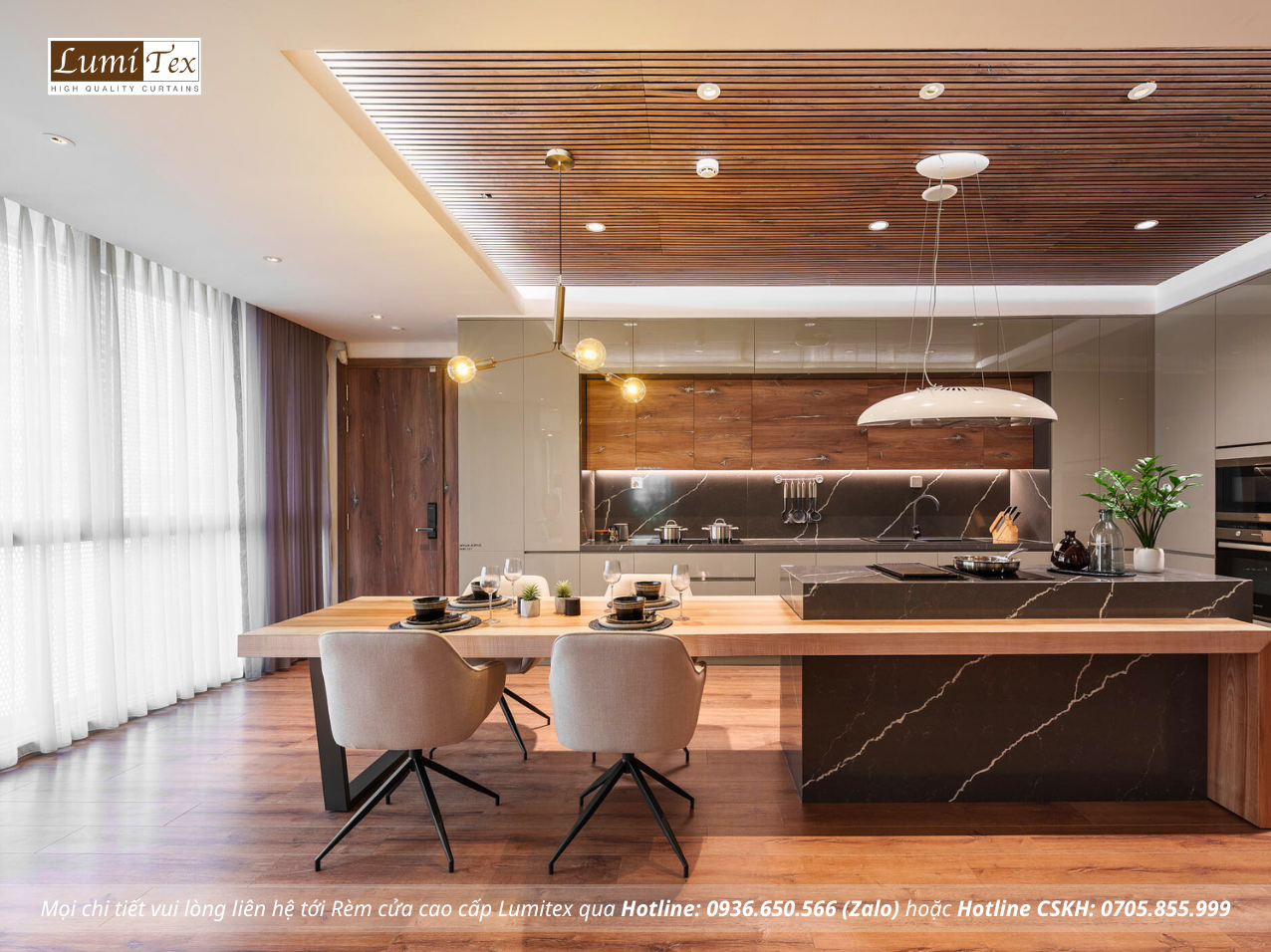 Thi công rèm cao cấp Showroom Gỗ An Cường tại chi nhánh Hoàn Kiếm, Hà Nội