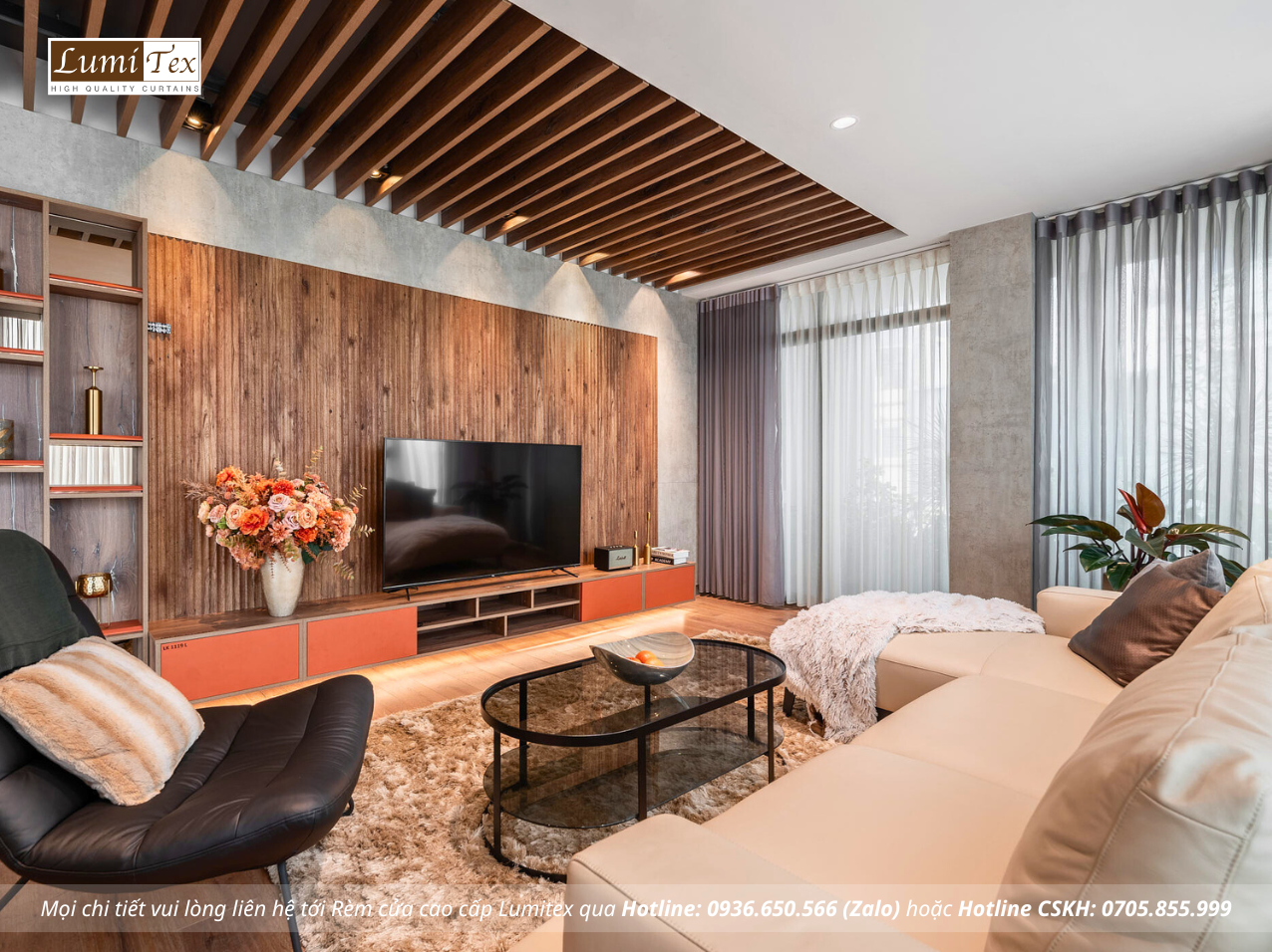 Thi công rèm cao cấp Showroom Gỗ An Cường tại chi nhánh Hoàn Kiếm, Hà Nội