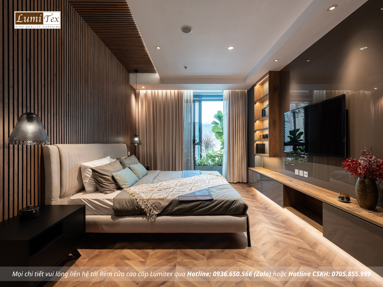 Thi công rèm cao cấp Showroom Gỗ An Cường tại chi nhánh Hoàn Kiếm, Hà Nội