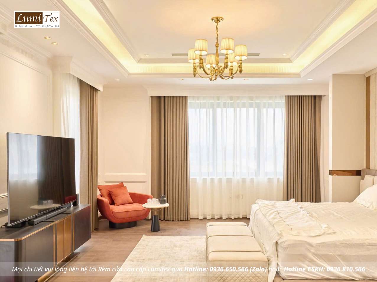 Thi công rèm cao cấp biệt thự Tân cổ điển tại Khu đô thị Ecopark