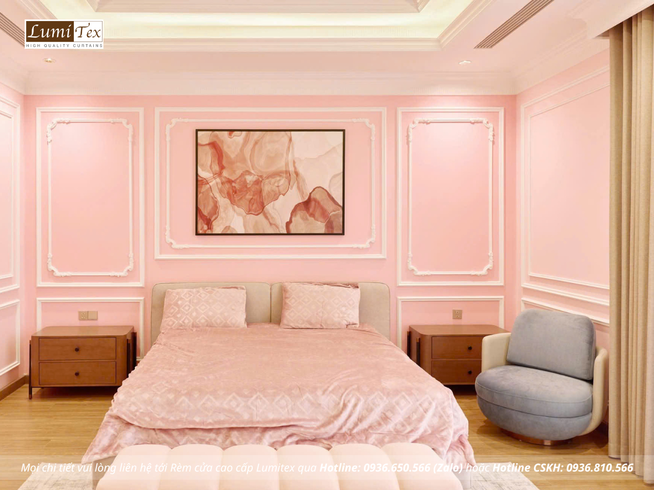 Thi công rèm cao cấp biệt thự Tân cổ điển tại Khu đô thị Ecopark