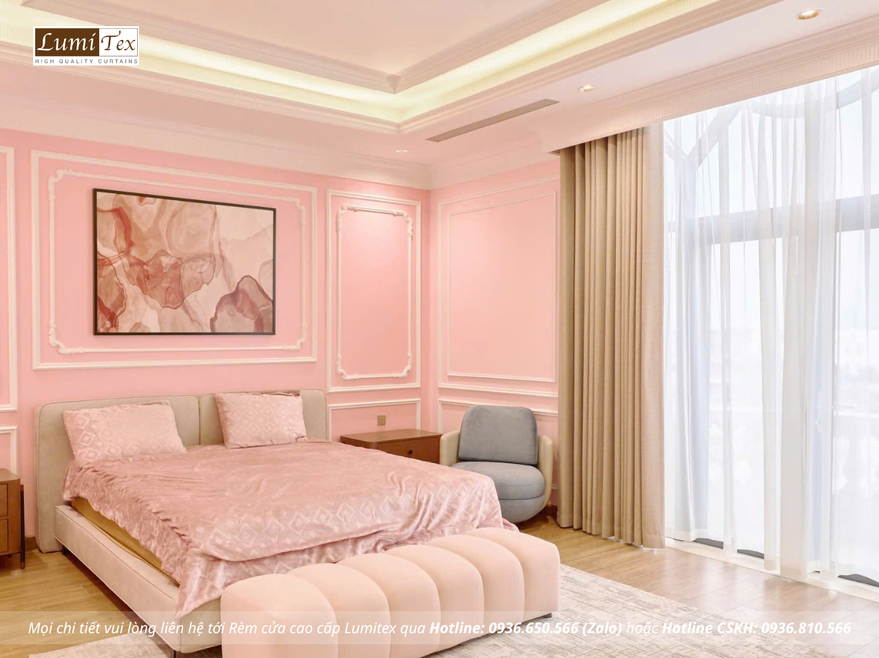 Thi công rèm cao cấp biệt thự Tân cổ điển tại Khu đô thị Ecopark