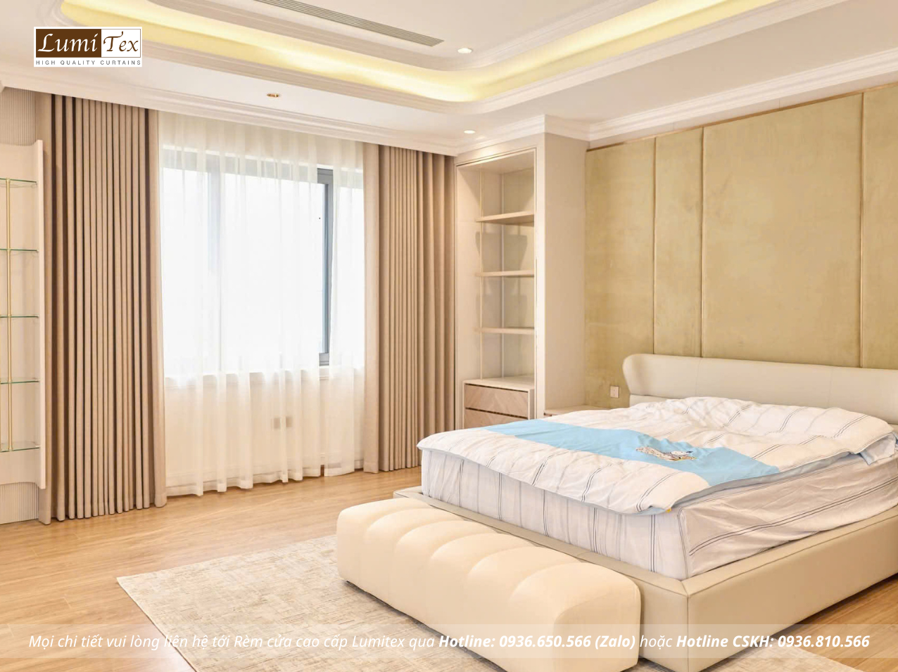 Thi công rèm cao cấp biệt thự Tân cổ điển tại Khu đô thị Ecopark